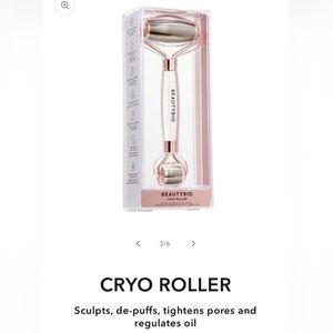 Cryo Roller by BeautyBio New stainless steel beauty tool skincare de-puff skin